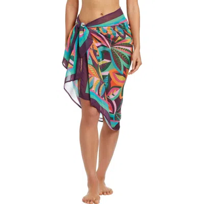 Bleu Rod Beattie Rod Beattie Tropical Print Pareo In Multi