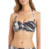 Bleu Rod Beattie Rod Beattie Twist Bandeau Bikini Top In Black