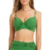 Bleu Rod Beattie Rod Beattie Underwire Bikini Top In Green