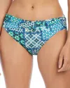 Bleu Rod Beattie Sarong Hipster Bikini Bottom In Navy