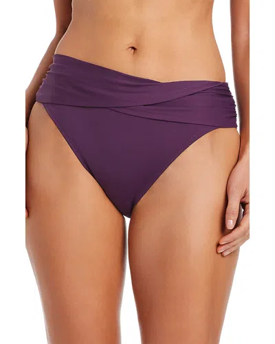 Bleu Rod Beattie Sarong Hipster Bikini Bottom In Purple