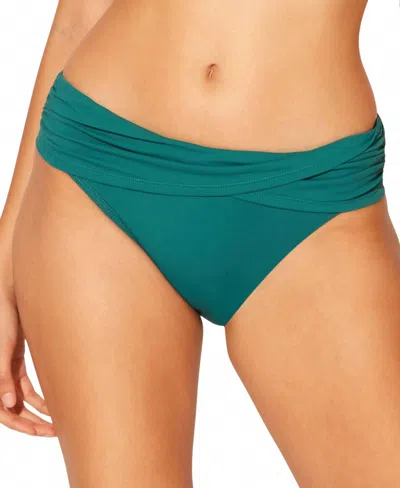 Bleu Rod Beattie Sarong Hipster Bikini Bottoms In Oceanside In Green