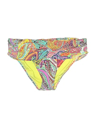 Pre-owned Bleu Rod Beattie Swimsuit Bottoms In Yellow