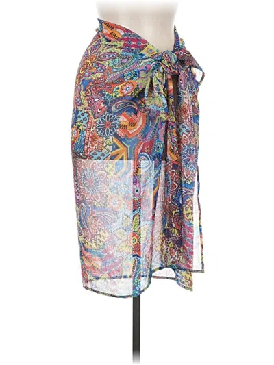 Pre-owned Bleu Rod Beattie Swimsuit Cover Up In Blue