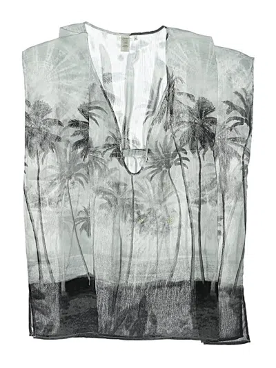 Pre-owned Bleu Rod Beattie Swimsuit Cover Up In Gray