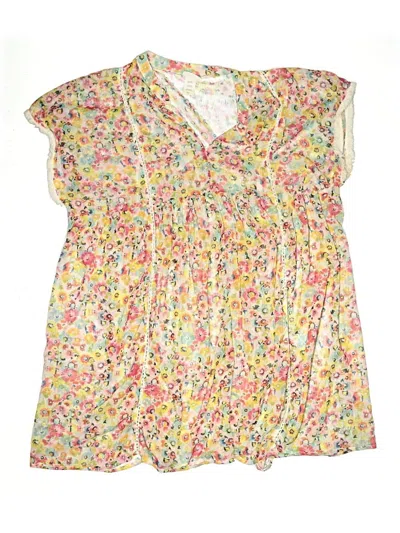 Pre-owned Bleu Rod Beattie Swimsuit Cover Up In Yellow