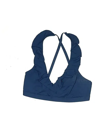 Pre-owned Bleu Rod Beattie Swimsuit Top Blue Swimwear