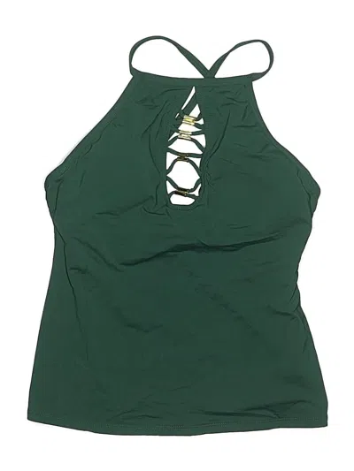Pre-owned Bleu Rod Beattie Swimsuit Top Green Swimwear