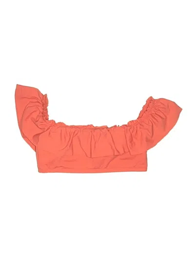 Pre-owned Bleu Rod Beattie Swimsuit Top Orange Swimwear