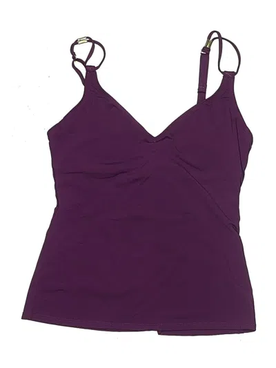Pre-owned Bleu Rod Beattie Swimsuit Top Purple Swimwear