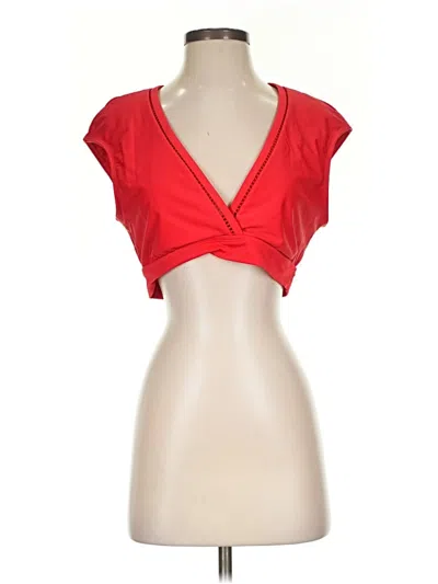 Pre-owned Bleu Rod Beattie Swimsuit Top Red Swimwear