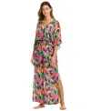 Bleu Rod Beattie Women's Extra Bold Printed Cover-up Jumpsuit In Multi