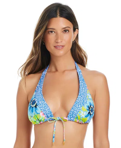Bleu Rod Beattie Women's Lets Get Away Triangle Bikini Top In Multi