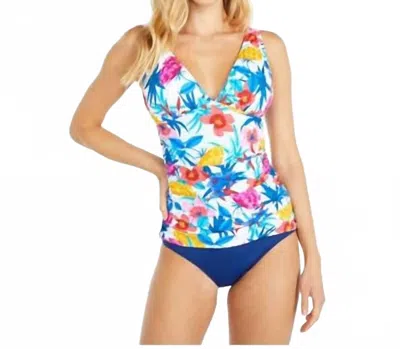 Bleu Rod Beattie Women's Place In The Sun Tankini In Big Sur Bleu In Multi