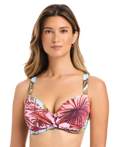 Bleu Rod Beattie Women's Sweetheart Neck Adjustable Underwire Bra In Multi