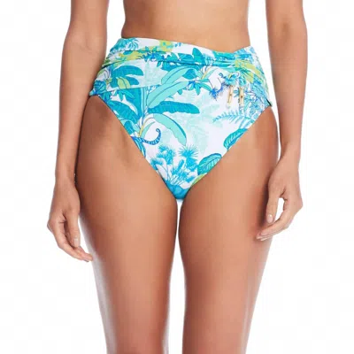 Bleu Rod Beattie Women's Whats New Pussycat High Waist Sarong Bikini Bottoms In Multi