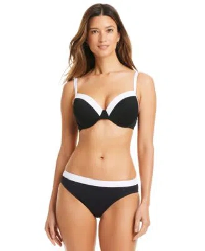 BLEU ROD BEATTIE WOMENS IM WITH THE BAND BIKINI TOP HIPSTER BOTTOMS