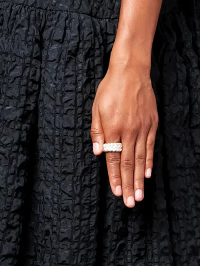 Bleue Burnham 4-strand Ring In Silver