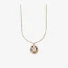 Bleue Burnham 9k Yellow Gold The Burnham Sapphire Necklace In Gold