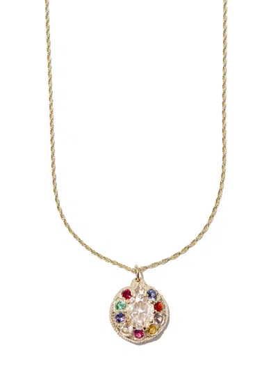 Bleue Burnham 9kt Yellow Gold Sapphire Necklace