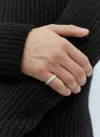 Bleue Burnham Sterling Silver Bound Willow Band Ring In Silver
