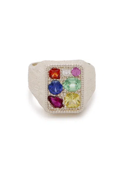 Bleue Burnham Cottage Garden Sterling Silver Signet Ring