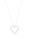 Bleue Burnham Silver Heart Willow Pendant Necklace In Silber