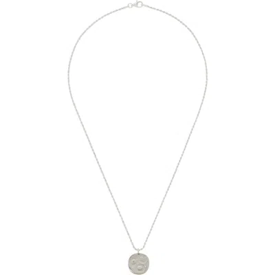 Bleue Burnham Impressions Oval Chloroplast Pendant Necklace In Sterling Silver