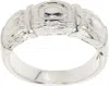 Bleue Burnham Impressions Window Box Ring In Silver