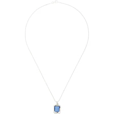 Bleue Burnham Kimchi X Rose Pendant Necklace In Metallic