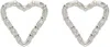 Bleue Burnham Silver Heart Willow Earrings In Recycled Silver 925