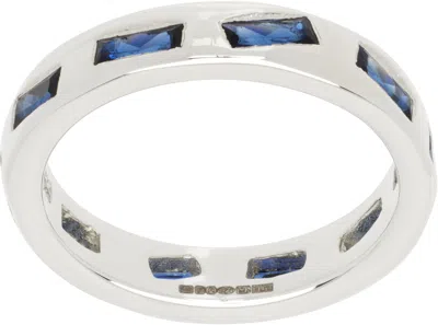 Bleue Burnham Silver Mini Lotus Ring In Silver (925)