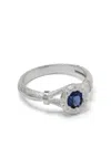 BLEUE BURNHAM STERLING SILVER BOUND WILLOW SAPPHIRE RING