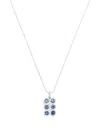 Bleue Burnham Sterling Silver Flowers Grow Together Necklace In Silver
