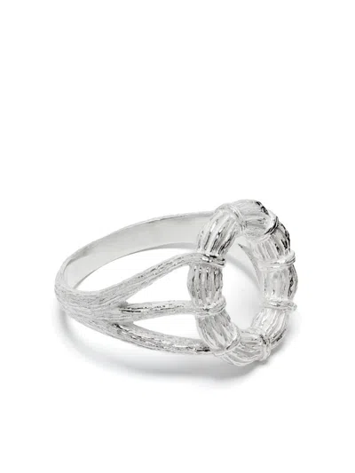 Bleue Burnham Sterling Silver British Willow Ring