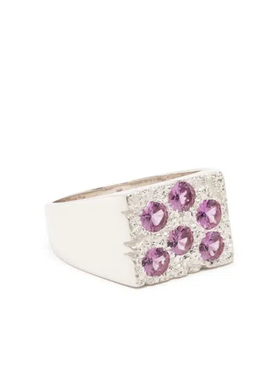 Bleue Burnham The Rose Garden Ring In Silver