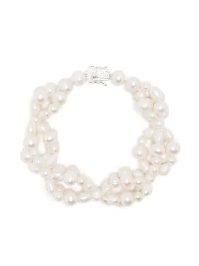 Bleue Burnham White Multi Strand Pearl Bracelet