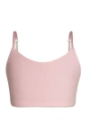 Bleuet Kids'  Bleum Seamless Reversible Bralette In Pink