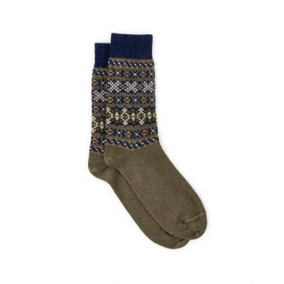 Bleuforêt Chaussettes En Laine Mélangée In Brown