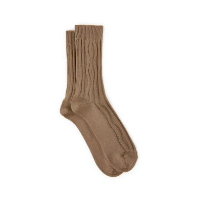 Bleuforêt Chaussettes En Laine Mélangée In Sand