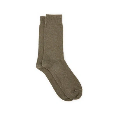 Bleuforêt Chaussettes Hautes En Cachemire In Brown