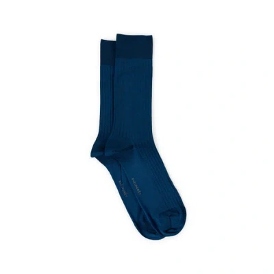 Bleuforêt Chaussettes Hautes En Coton In Blue