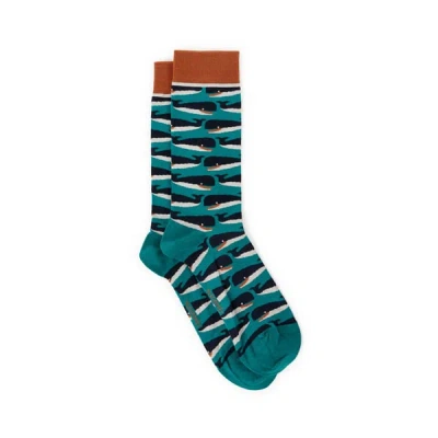 Bleuforêt Chaussettes Mi-hautes À Motifs In Green