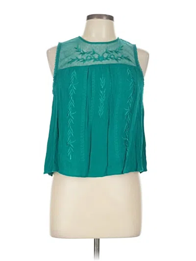 Pre-owned Bleuh Ciel Sleeveless Blouse In Blue