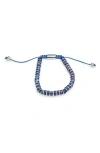 Bling Jewelry Chakra Bolo Bracelet In Blue