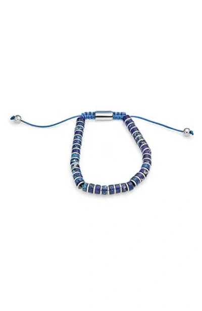 Bling Jewelry Chakra Bolo Bracelet In Blue