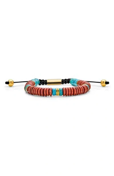 Bling Jewelry Chakra Bolo Bracelet In Red
