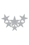 Bling Jewelry Large Holiday Star Brooch In Metallic
