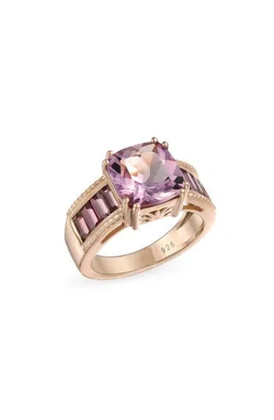 Bling Jewelry Oval Amethyst Ring