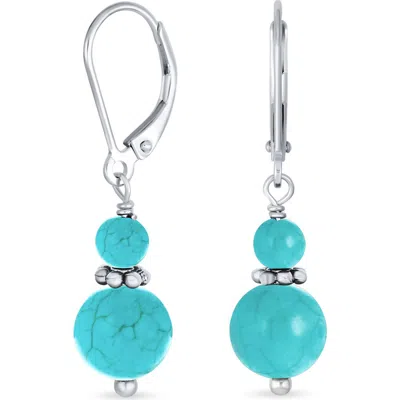 Bling Jewelry Resin Drop Earrings In Multi